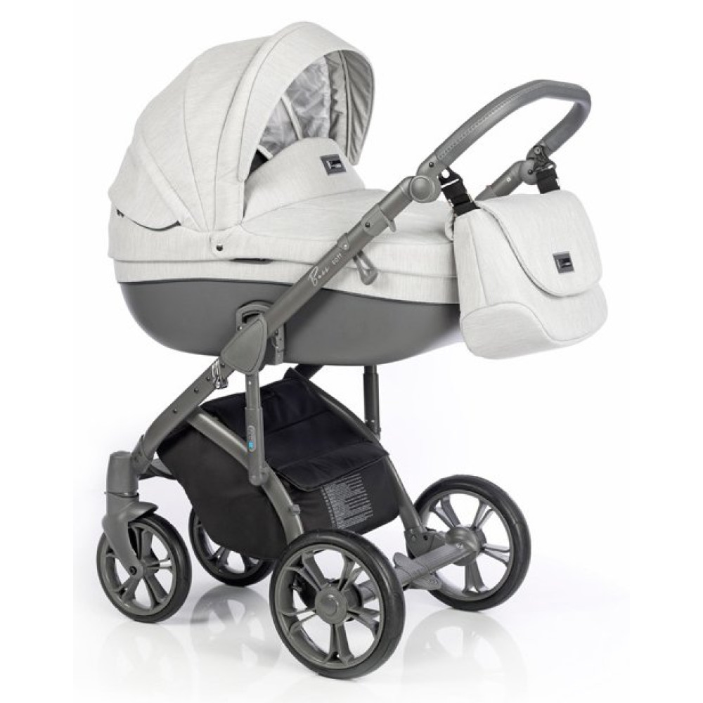 Коляска 2 в 1 Roan Bass Soft Basic Mineral Grey (Роан Басс Софт)