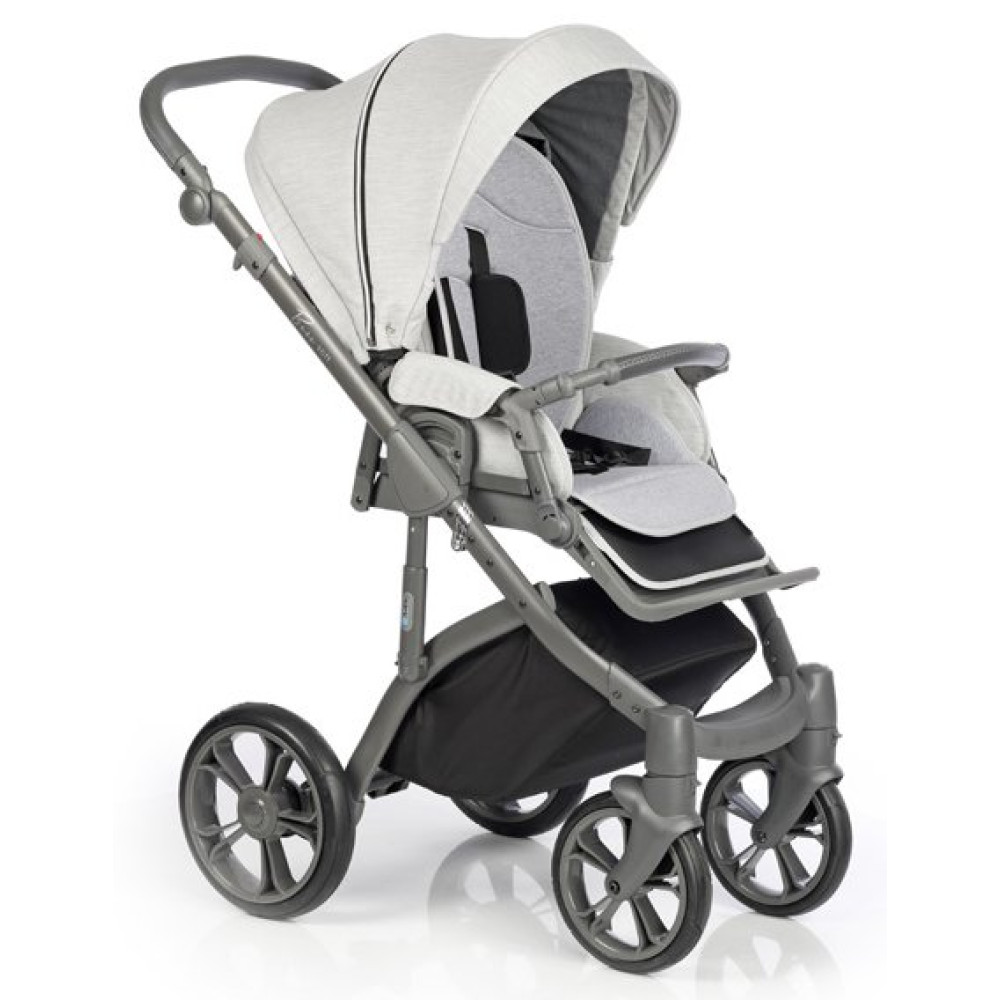 Коляска 2 в 1 Roan Bass Soft Basic Mineral Grey (Роан Басс Софт) Коляска 2 в 1 Roan Bass Soft Basic Mineral Grey (Роан Басс Софт)