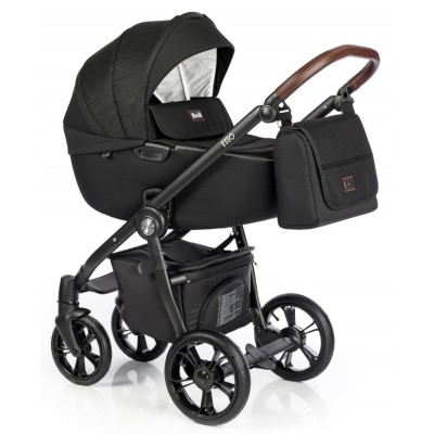 Коляска 2 в 1 Roan Esso Total Black
