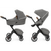 Stokke Xplory X - детская коляска 2 в 1 с люлькой для новорожденных, всесезонная коляска с прогулочным блоком • Серый модерн (k.571402)