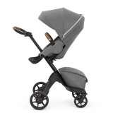 Stokke Xplory X - детская прогулочная коляска с реверсивным блоком (сиденье устанавливается лицом к маме), компактное складывание • Серый модерн (571402)