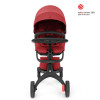 Stokke Xplory X - детская прогулочная коляска с реверсивным блоком (сиденье устанавливается лицом к маме), компактное складывание • Рубиново-красный (571404)