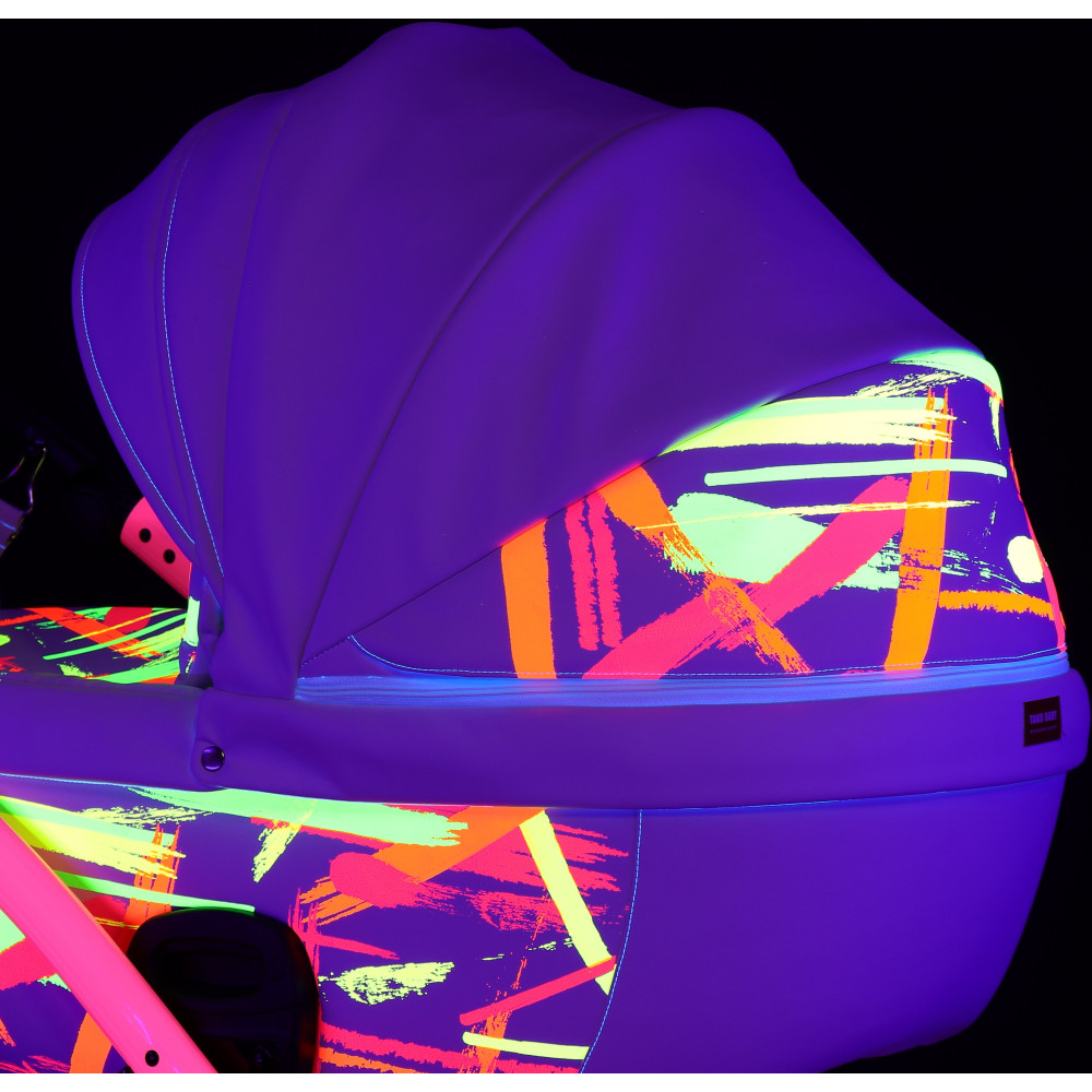 Коляска 2 в 1 Tako Neon 01 Chrome