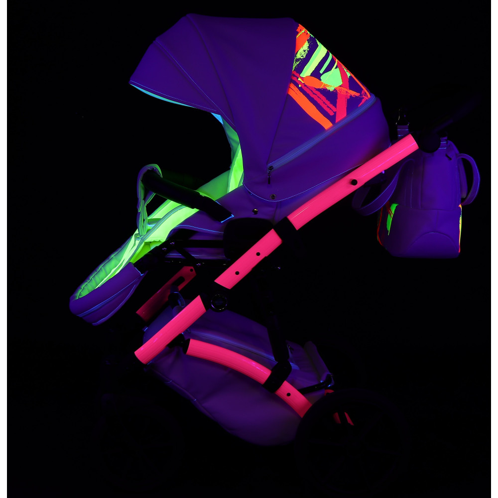 Коляска 2 в 1 Tako Neon 01 Rose