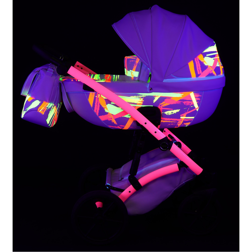 Коляска 2 в 1 Tako Neon 01 Rose