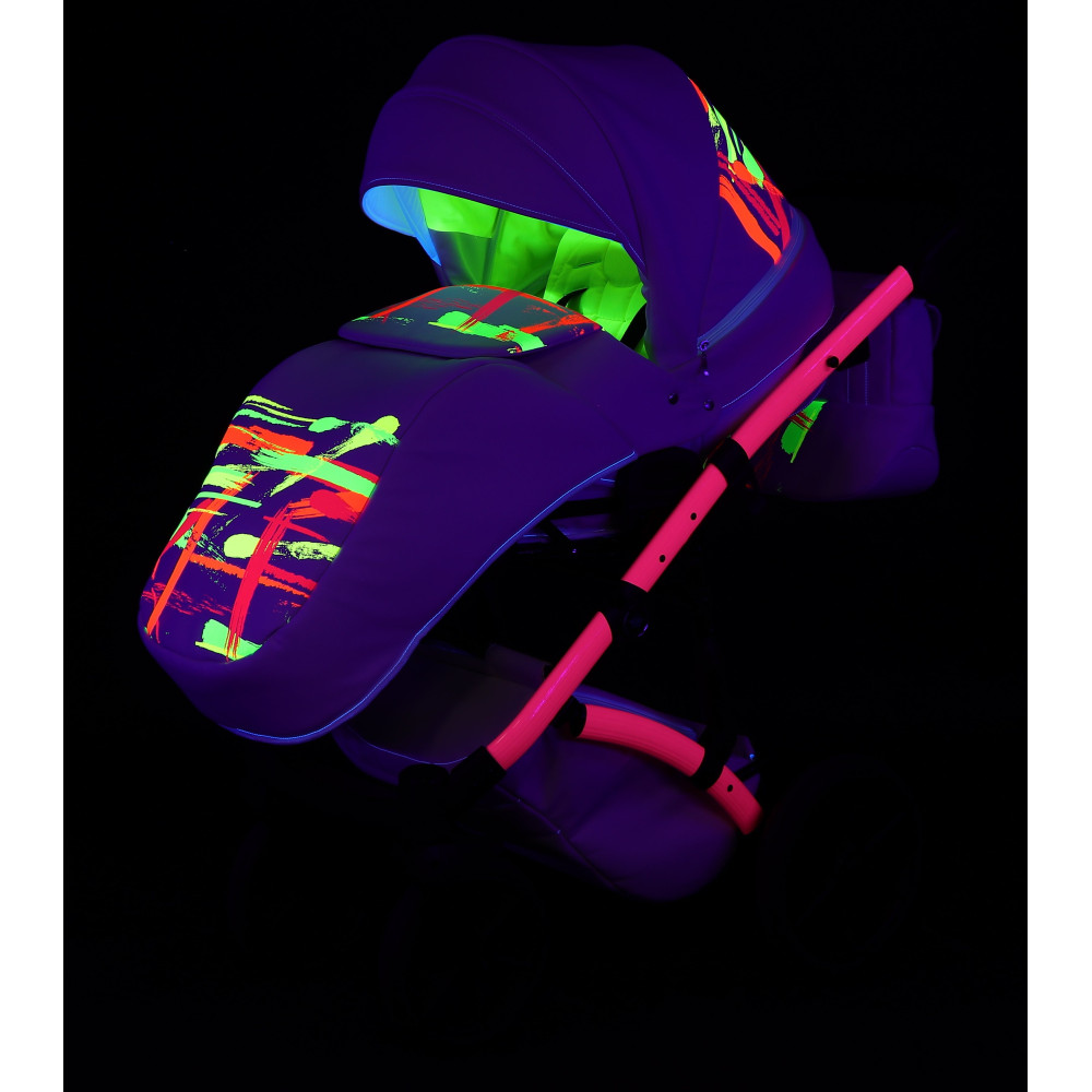 Коляска 2 в 1 Tako Neon 01 Rose