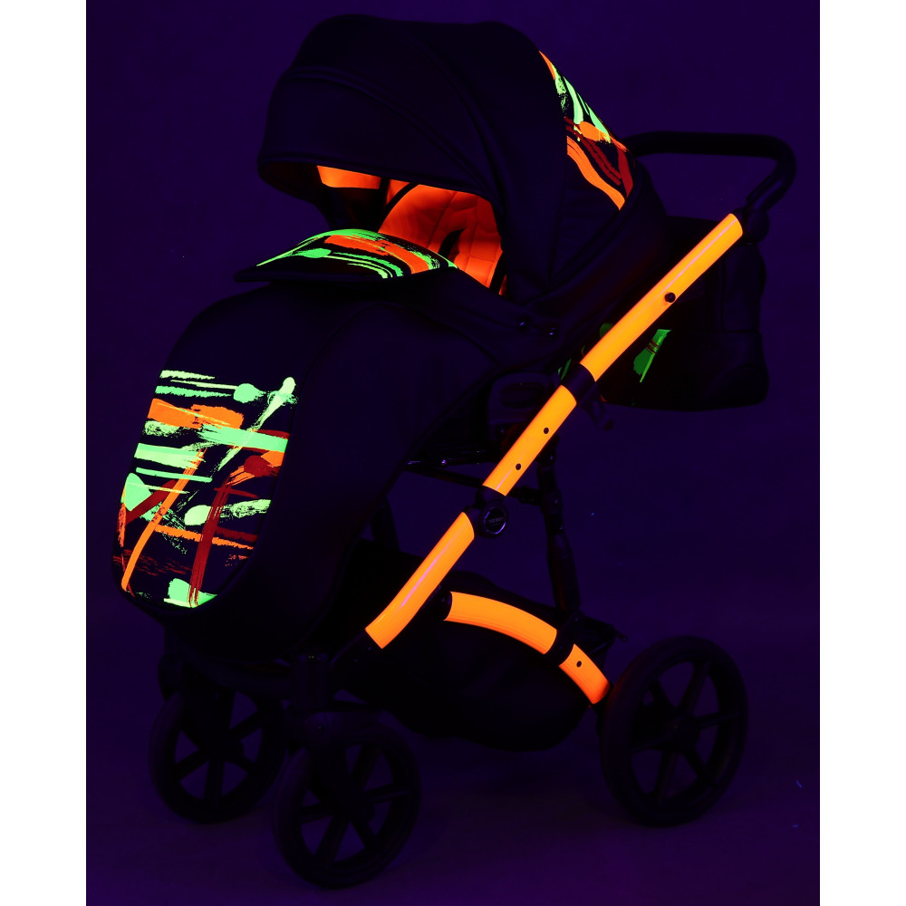 Коляска 2 в 1 Tako Neon 02 Orange