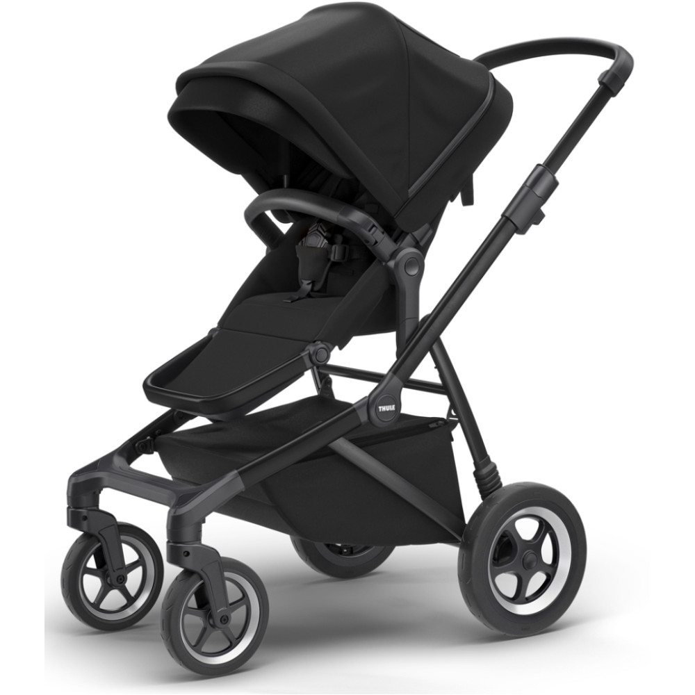 Коляска 2 в 1 Thule Sleek + Bassinet Black on Black