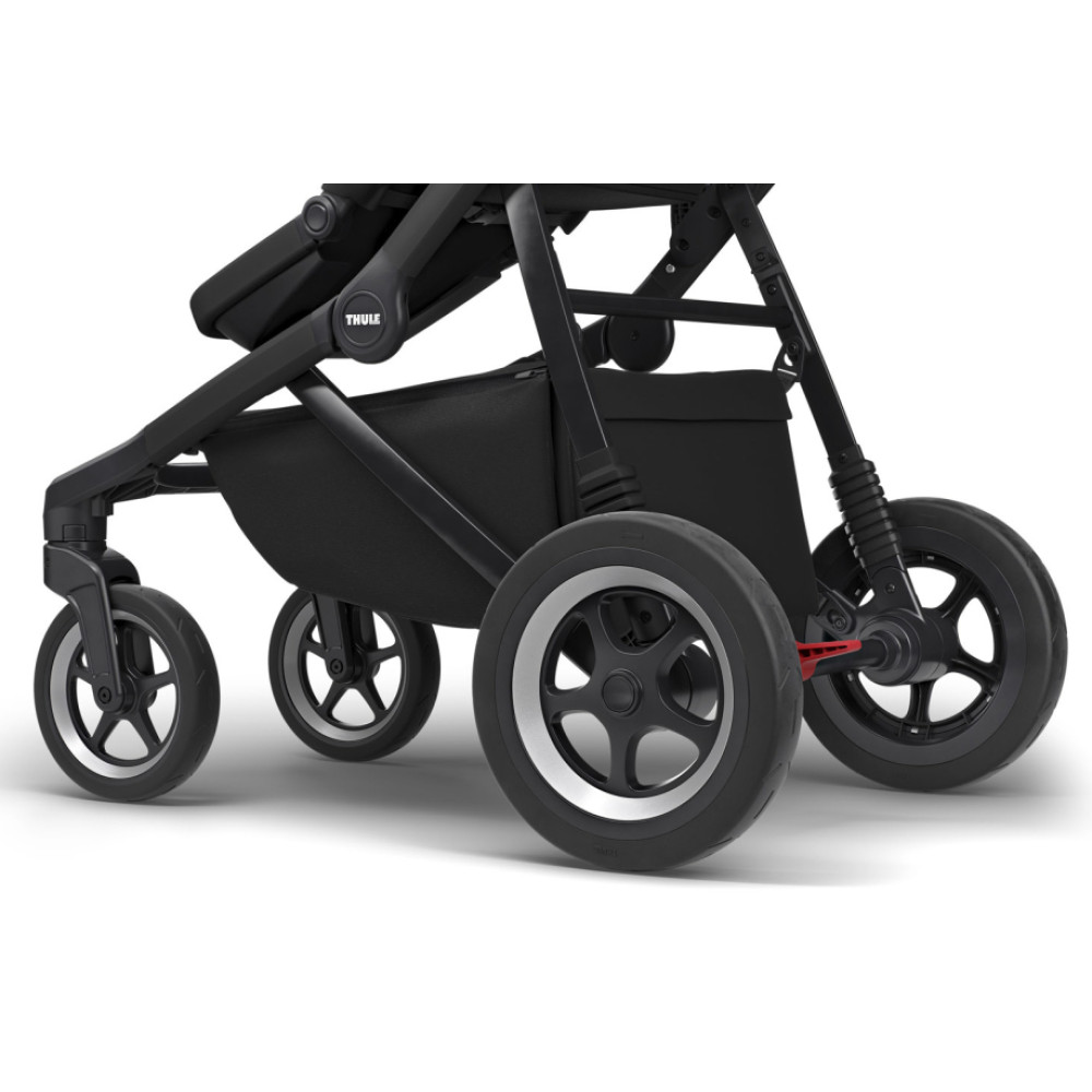Коляска 2 в 1 Thule Sleek + Bassinet Black on Black