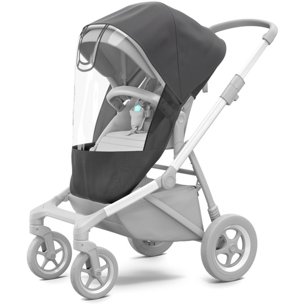 Коляска 2 в 1 Thule Sleek + Bassinet Black on Black