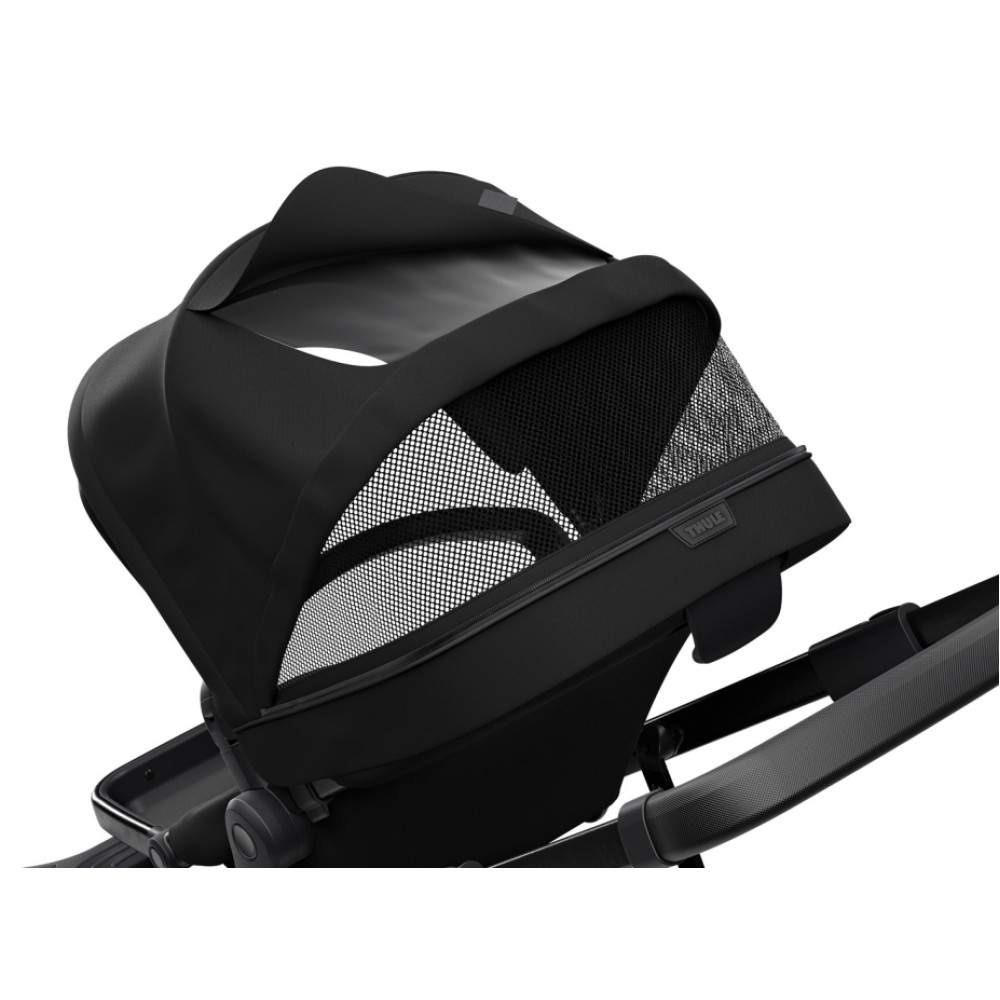 Коляска 2 в 1 Thule Sleek + Bassinet Black on Black