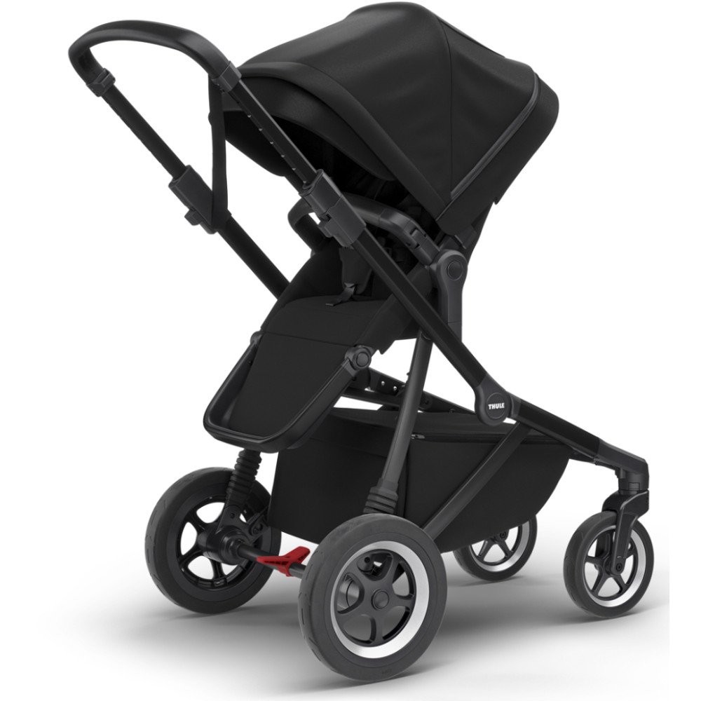 Коляска 2 в 1 Thule Sleek + Bassinet Black on Black