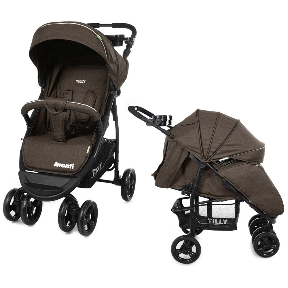 Коляска-книжка Tilly Avanti T-1406 Brown (Тіллі Аванті Т-1406)