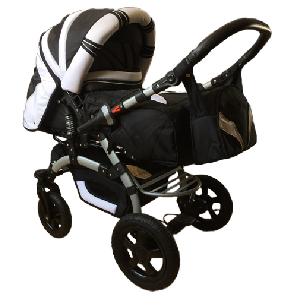 Коляска-трансформер Trans Baby Prado Lux 10/white