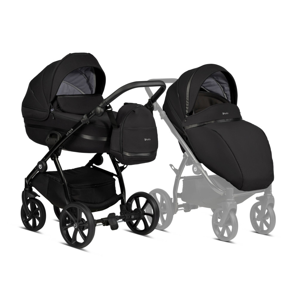 Коляска 2 в 1 Tutis Uno 3+ Black Edition Charcoal 100