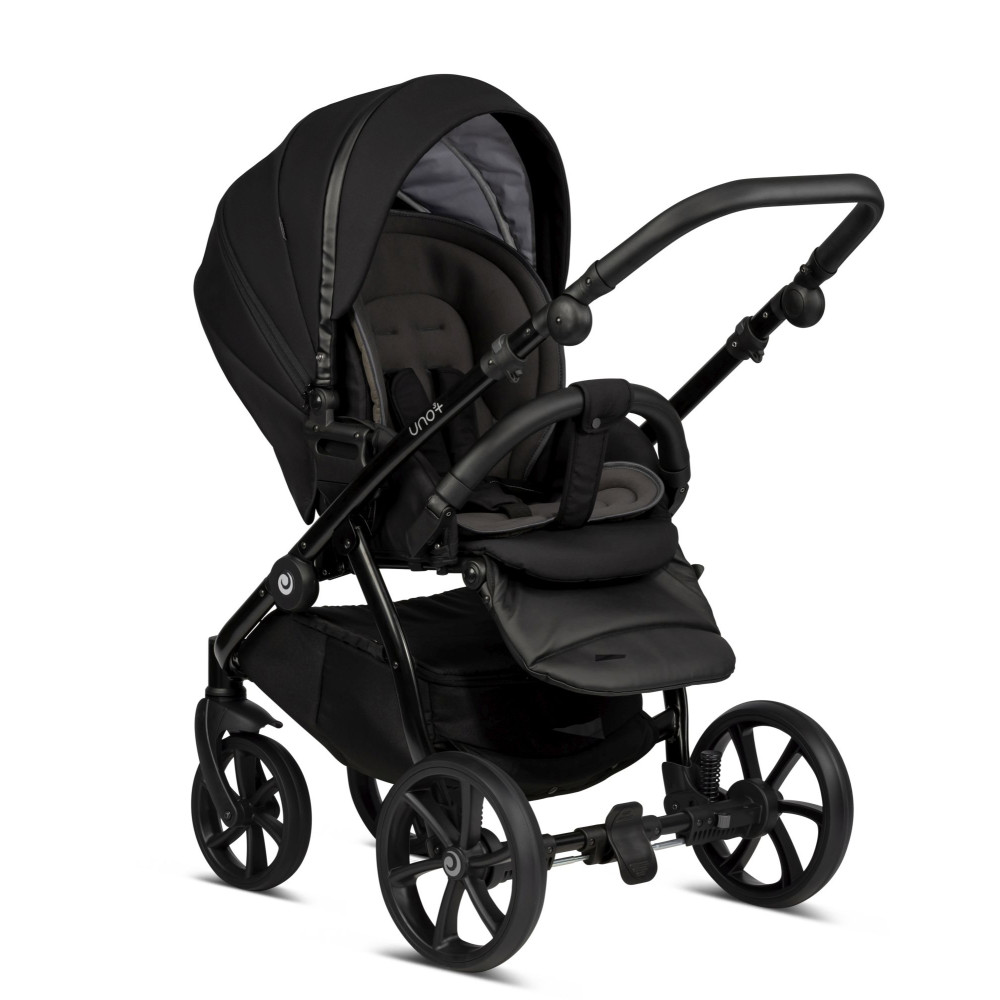 Коляска 2 в 1 Tutis Uno 3+ Black Edition Charcoal 100