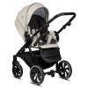 Коляска 2 в 1 Tutis Uno Plus Leather экокожа (Black Sesame 168)