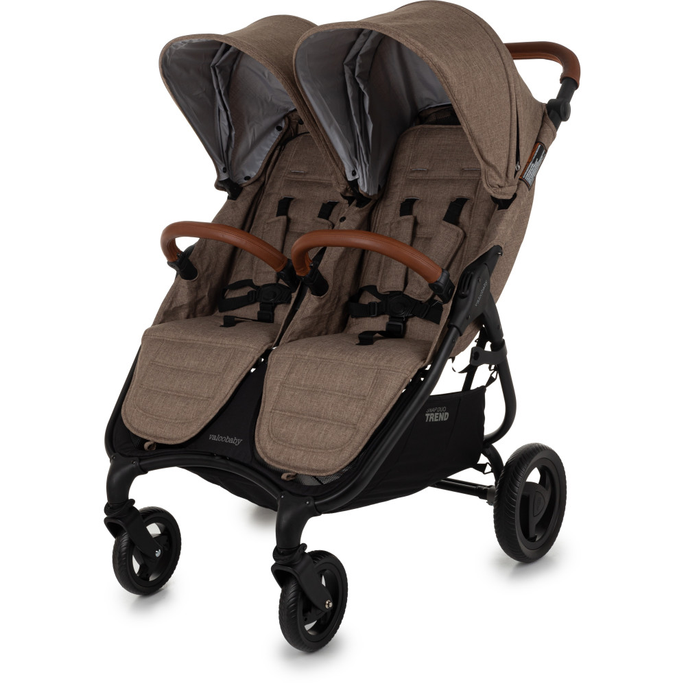 Прогулочная коляска для двойни Valco Baby Snap Duo Trend Cappuccino