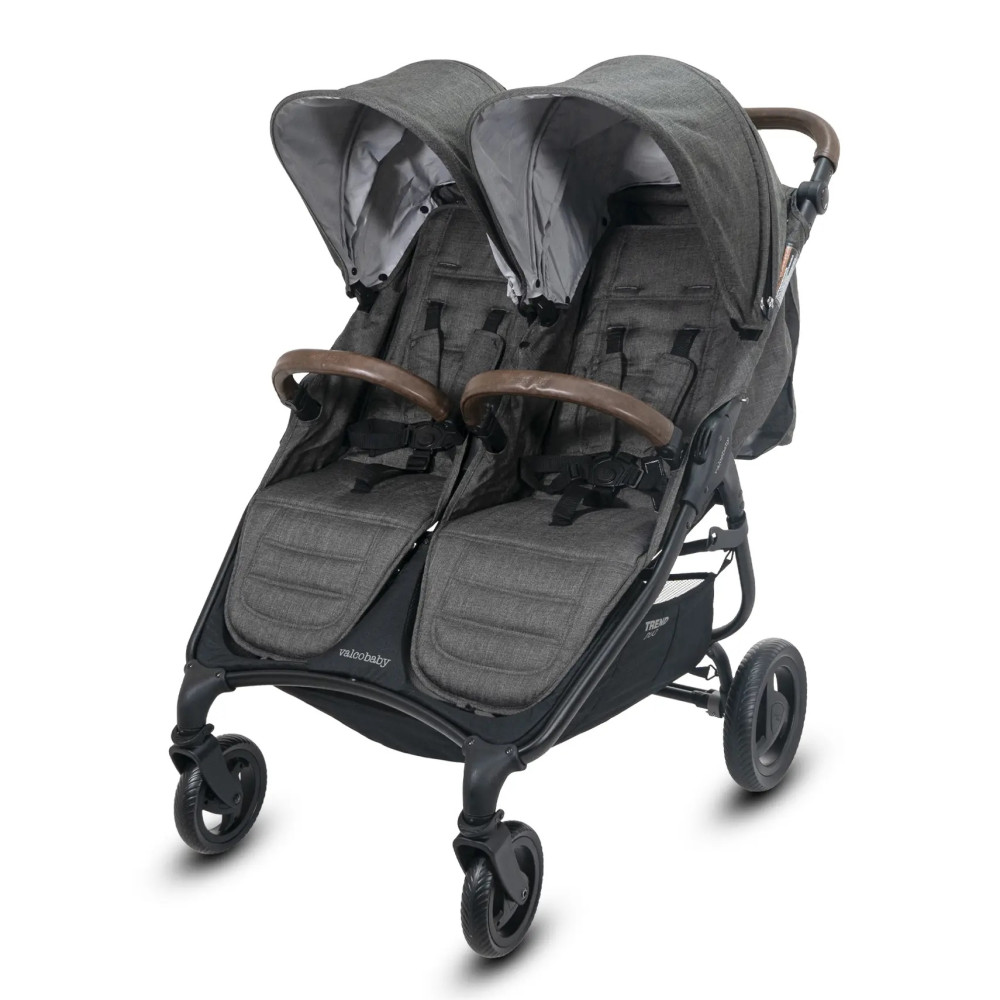 Прогулочная коляска для двойни Valco Baby Snap Duo Trend Charcoal