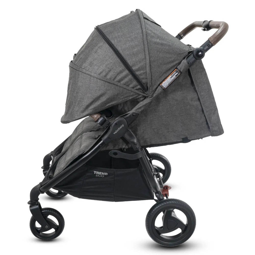 Прогулочная коляска для двойни Valco Baby Snap Duo Trend Charcoal Прогулочная коляска для двойни Valco Baby Snap Duo Trend Charcoal