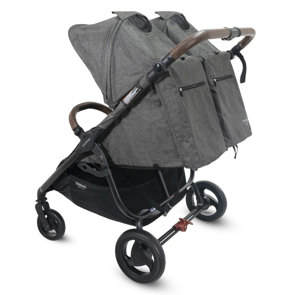Прогулочная коляска для двойни Valco Baby Snap Duo Trend Charcoal Прогулочная коляска для двойни Valco Baby Snap Duo Trend Charcoal