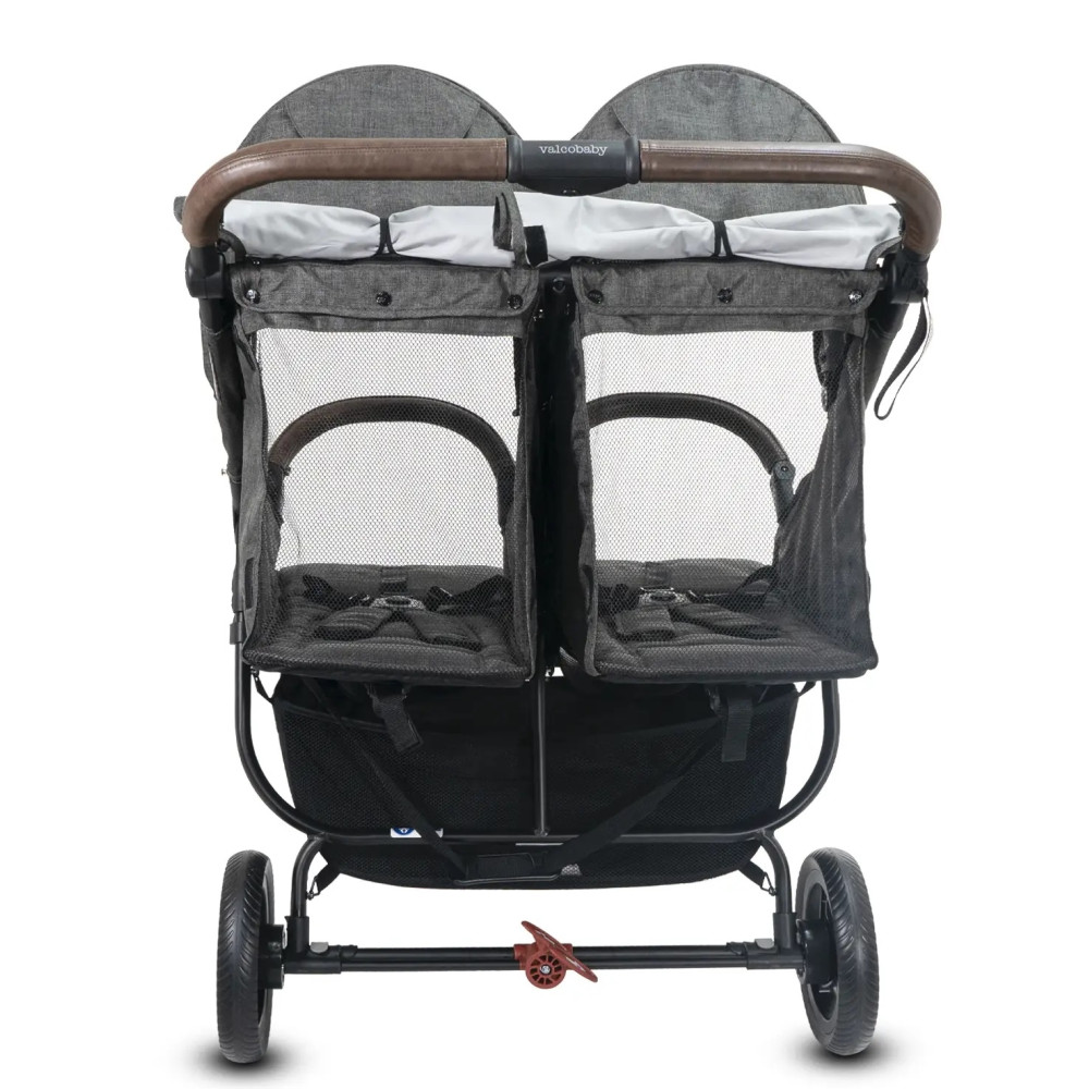 Прогулочная коляска для двойни Valco Baby Snap Duo Trend Charcoal Прогулочная коляска для двойни Valco Baby Snap Duo Trend Charcoal