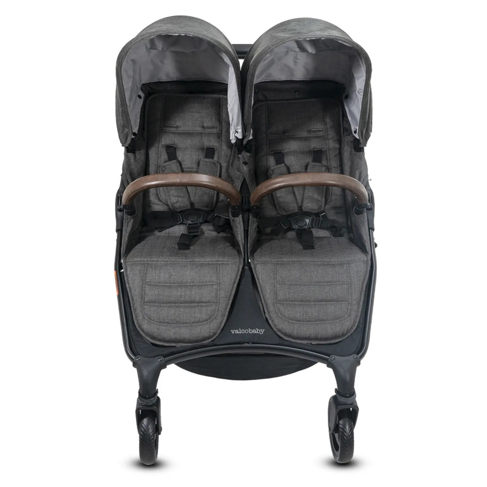 Прогулочная коляска для двойни Valco Baby Snap Duo Trend Charcoal Прогулочная коляска для двойни Valco Baby Snap Duo Trend Charcoal