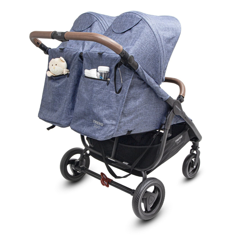 Прогулочная коляска для двойни Valco Baby Snap Duo Trend Denim