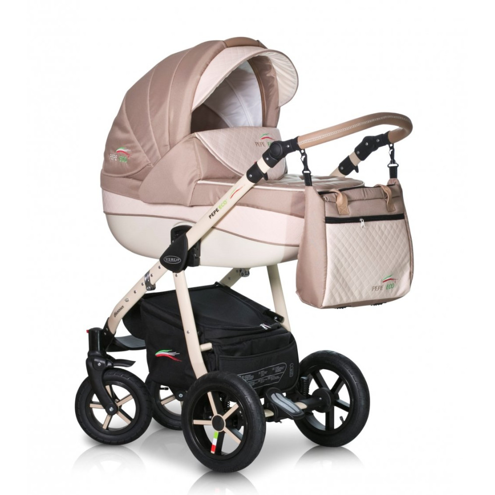 Коляска 3 в 1 Verdi Pepe Eco Plus 16 (Верди Пепе Эко Плюс 16)