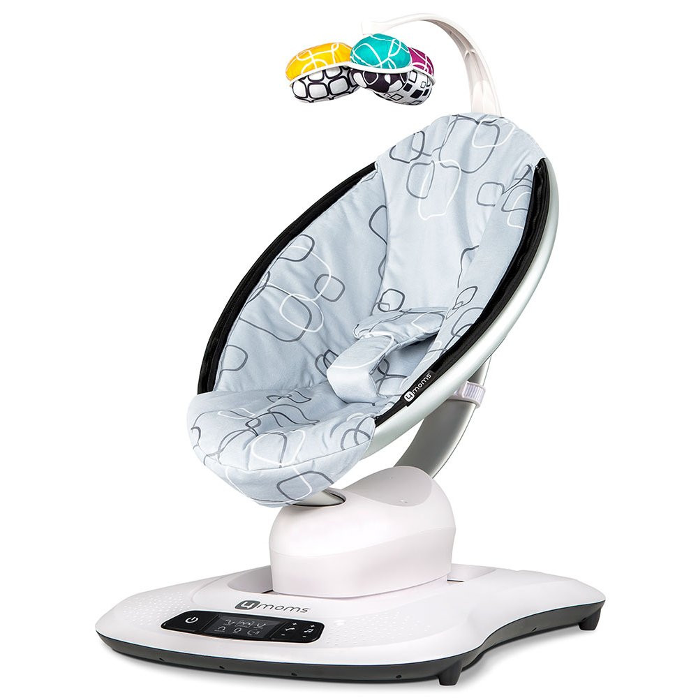Кресло-качалка 4Moms mamaRoo Silver Plush