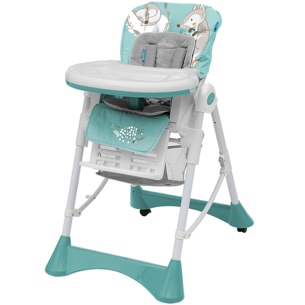 Стільчик для годування Baby Design Pepe 05 turquoise