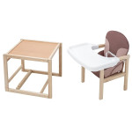 Стільчик-трансформер Babyroom Поні-230 eko шоколад-капучіно (626013)