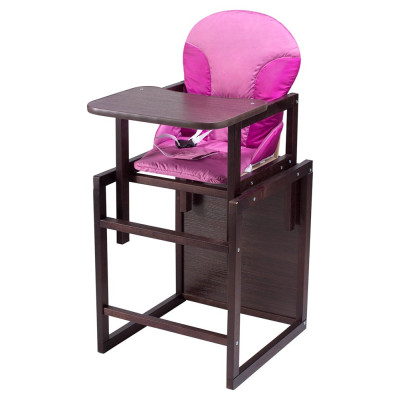 Стульчик-трансформер Babyroom Карапуз-120 тонированный МДФ столешница малина-розовый