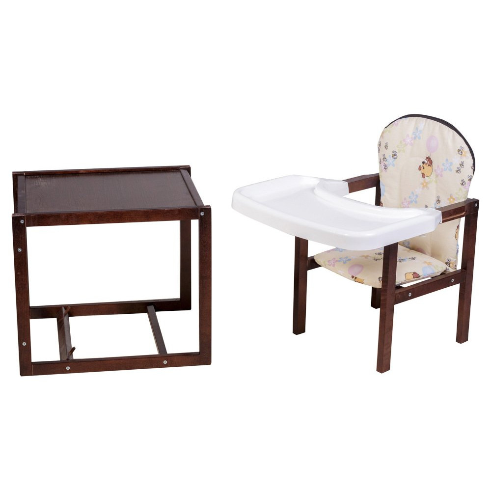 Стульчик-трансформер Babyroom Пони-220 тонированный пластиковая столешница бежевый Винни Пух