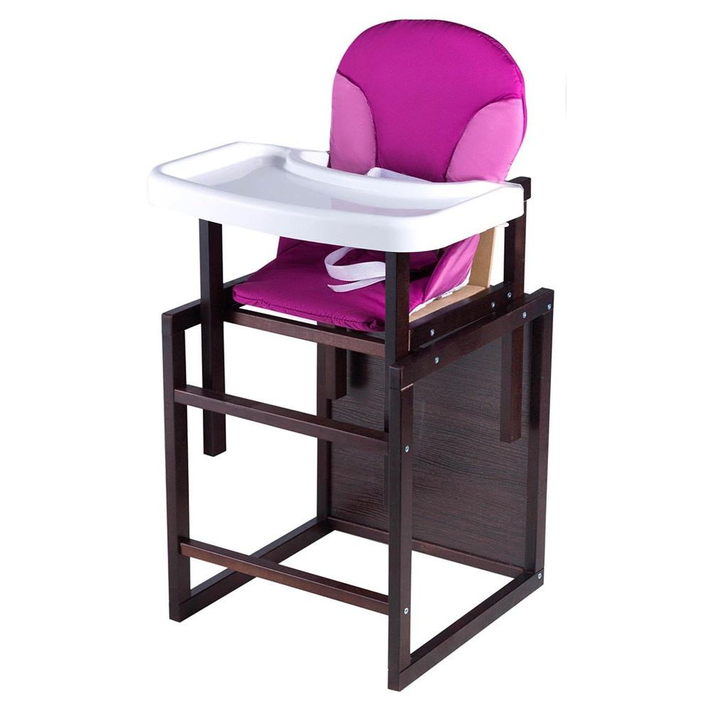 Стульчик-трансформер Babyroom Пони-220 тонированный пластиковая столешница малина-розовый