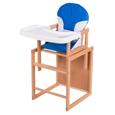 Стульчик-трансформер For Kids Бук-02 светлый пластиковая столешница синий