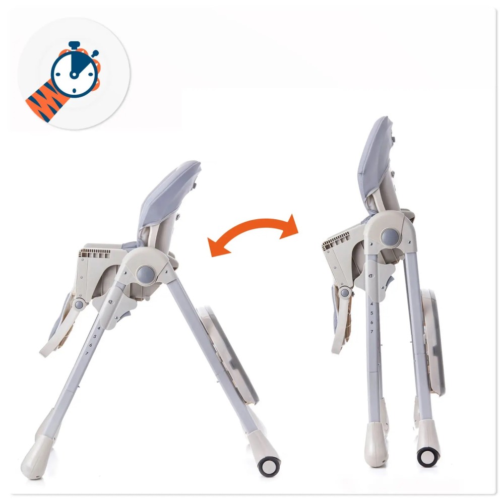 Стільчик для годування Babytiger Benji Grey (BTKBENJGRY0000)