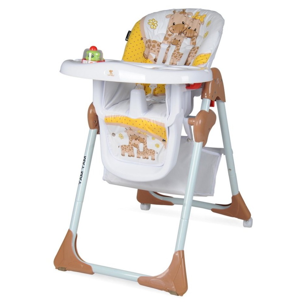 Стульчик Bertoni Yam Yam Beige Yellow Happy Family