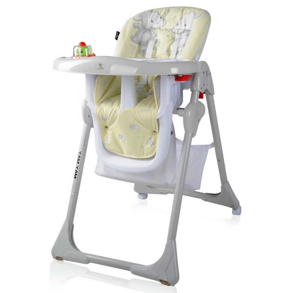 Стульчик для кормления Bertoni Yam Yam Yellow Happy Hippo (Бертони Ям Ям)
