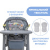 Chicco Polly Magic Relax New - стільчик для годування з функцією шезлонгу для новонароджених (від народження до 3х років) • Сіро-блакитний (79502.96)