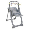 Chicco Polly Magic Relax New - стільчик для годування з функцією шезлонгу для новонароджених (від народження до 3х років) • Сіро-блакитний (79502.96)