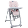 Chicco Polly Magic Relax New - стільчик для годування з функцією шезлонгу для новонароджених (від народження до 3х років) • Рожевий (79502.65)