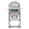Chicco Polly Magic Relax New - стільчик для годування з функцією шезлонгу для новонароджених (від народження до 3х років) • Рожевий (79502.65)