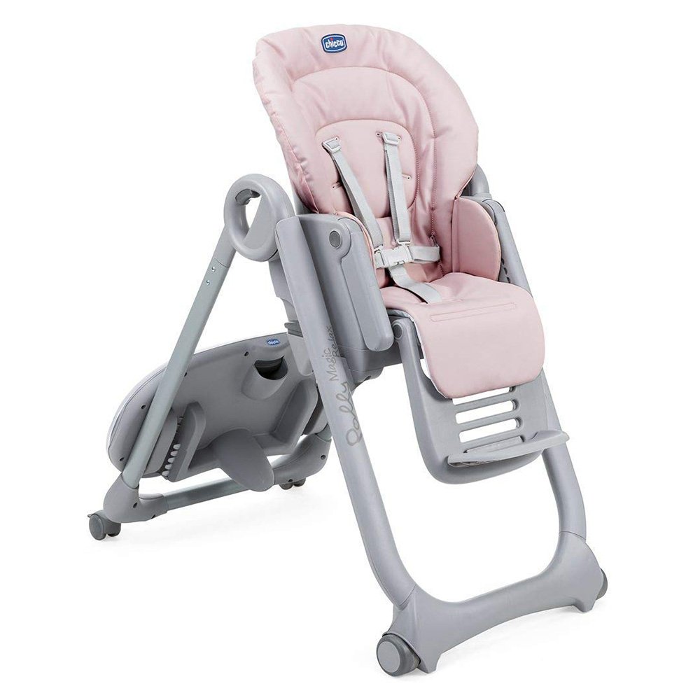 Chicco Polly Magic Relax New - стільчик для годування з функцією шезлонгу для новонароджених (від народження до 3х років) • Рожевий (79502.65) Chicco Polly Magic Relax New - стільчик для годування з функцією шезлонгу для новонароджених (від народження до 3х років) • Рожевий (79502.65)