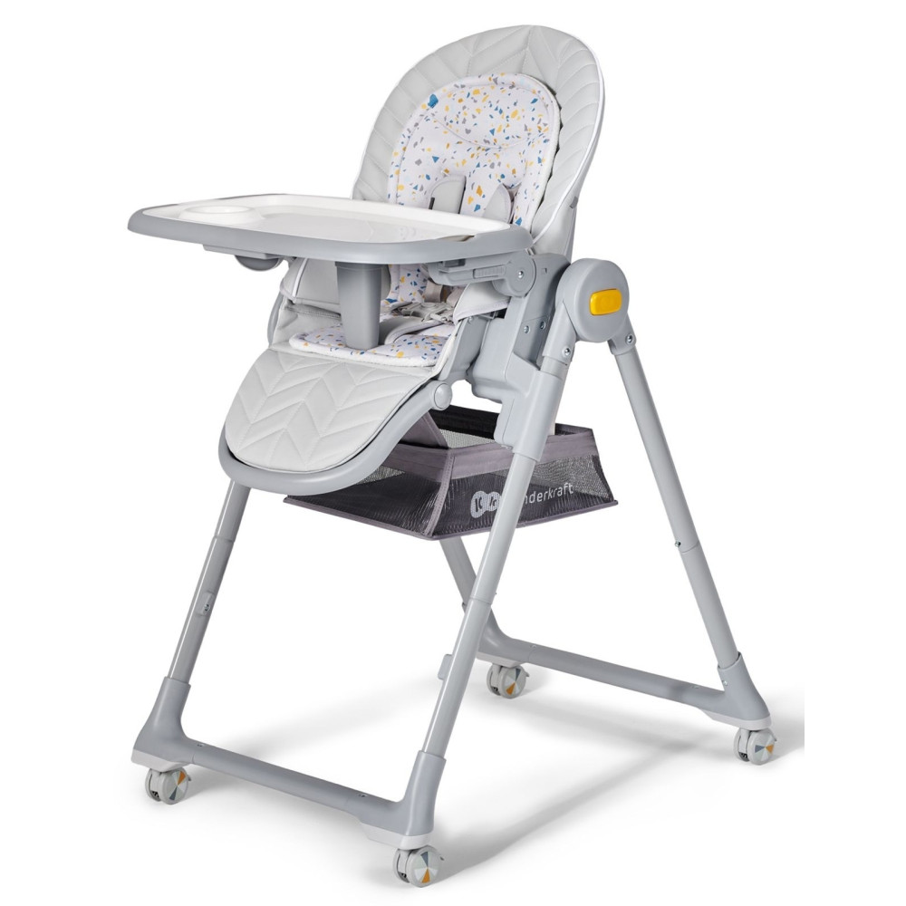 Kinderkraft Lastree - стільчик для годування, шезлонг для новонароджених • Gray (KHLAST00GRY0000)