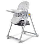 Kinderkraft Lastree - стільчик для годування, шезлонг для новонароджених • Gray (KHLAST00GRY0000)