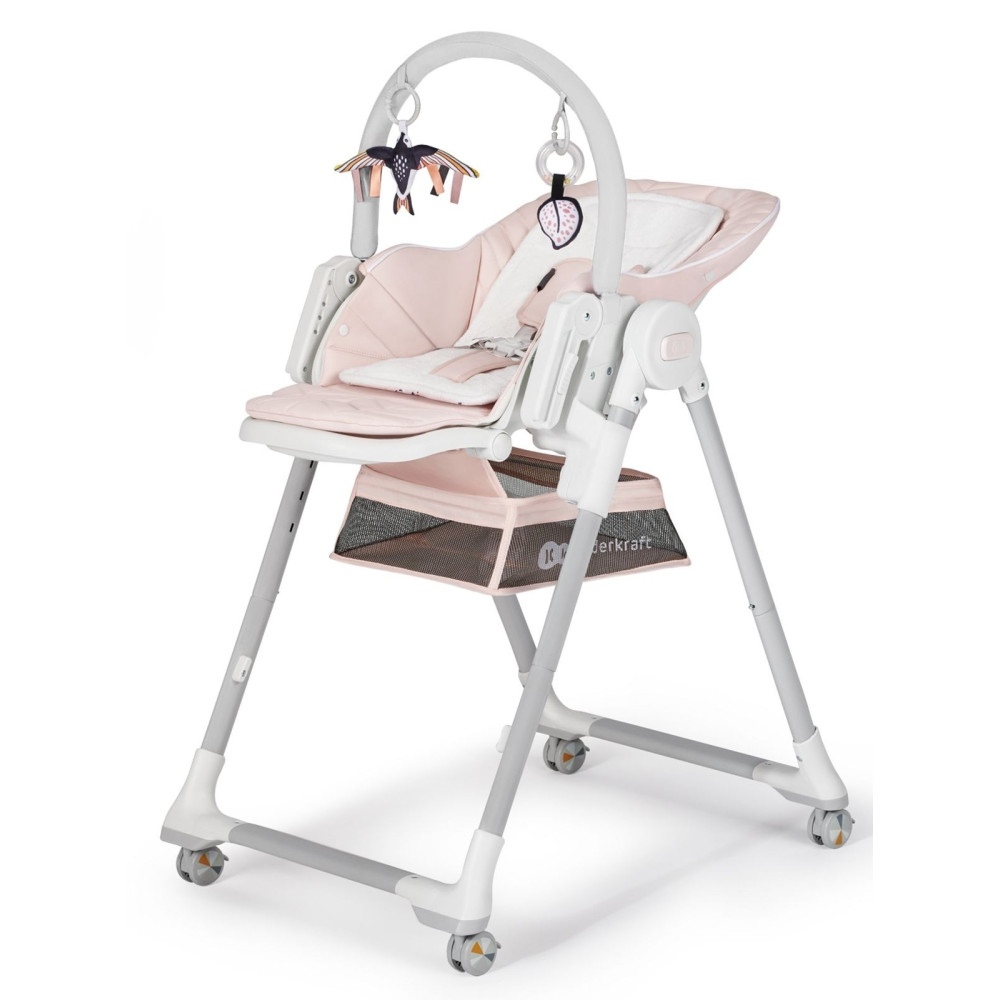 Kinderkraft Lastree - стільчик для годування, шезлонг для новонароджених • Pink Kinderkraft Lastree - стільчик для годування, шезлонг для новонароджених • Pink
