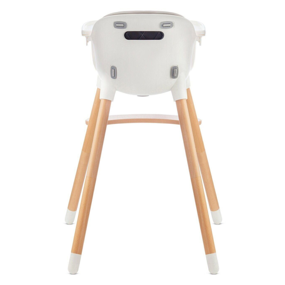 Kinderkraft Sienna - стільчик для годування дитини (від 6 місяців до 4 років) • Gray (KKKSIENGRY0000)