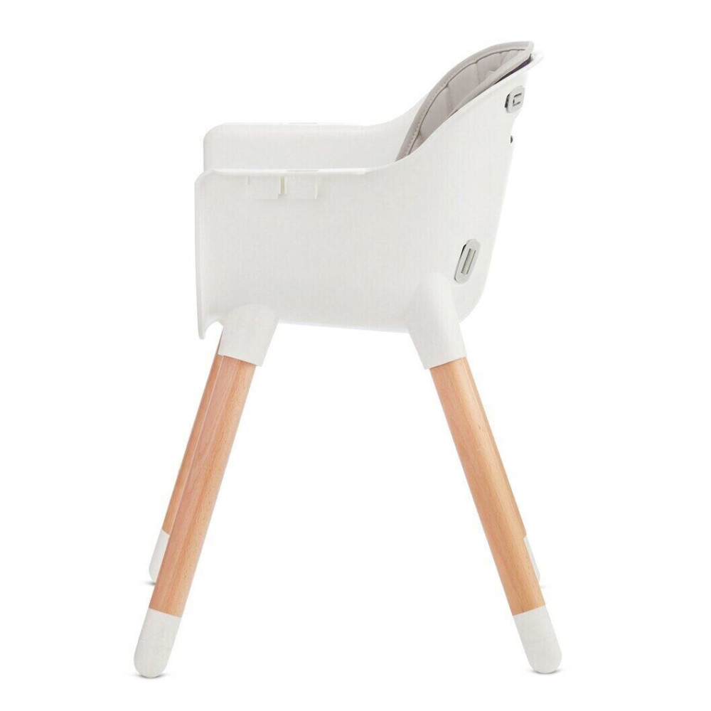 Kinderkraft Sienna - стільчик для годування дитини (від 6 місяців до 4 років) • Gray (KKKSIENGRY0000)