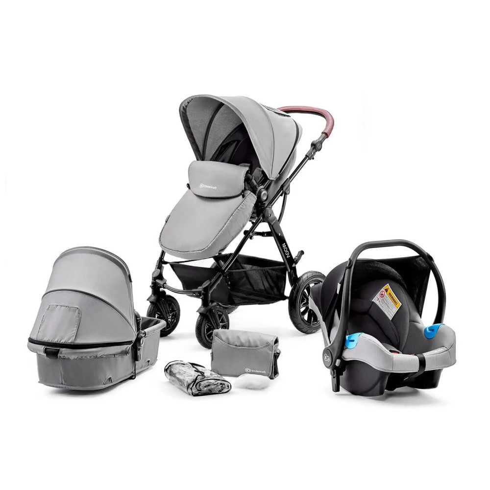 Коляска 3 в 1 Kinderkraft Moov Gray (KKWMOOVGRY00NC) Коляска 3 в 1 Kinderkraft Moov Gray (KKWMOOVGRY00NC)